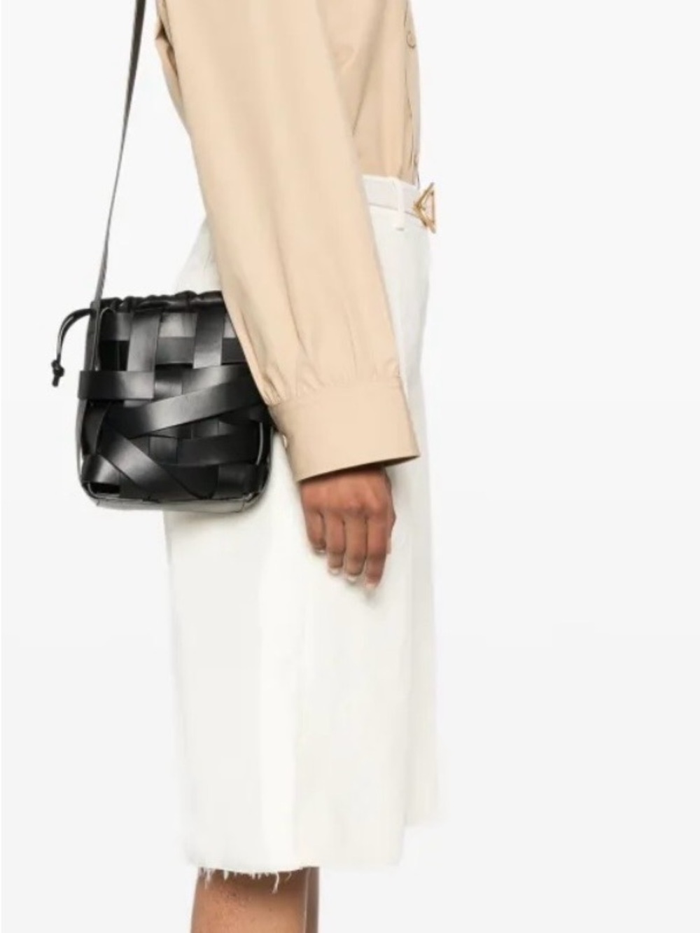 JIL SANDER
Interwoven-Design Cross Body Bag